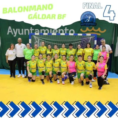 Balonmano: Final A4 Infantil Femenina, equipo 'Todo en Hormig&oacute;n, Gabafe G&aacute;ldar Balonmano'
