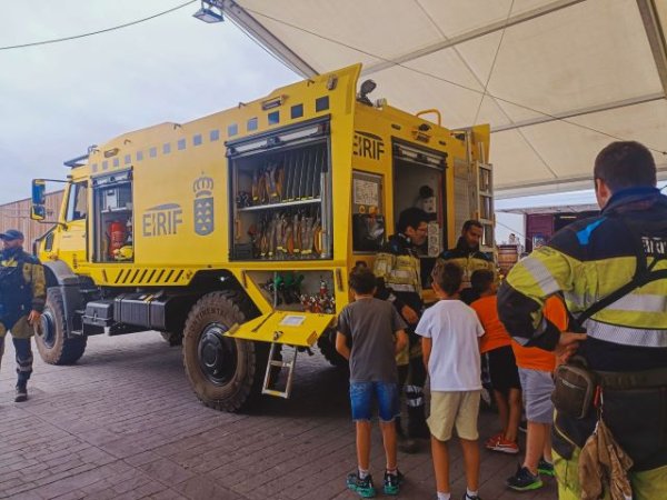 Los EIRIF de La Palma conciencian a los más pequeños sobre la prevención de incendios en verano