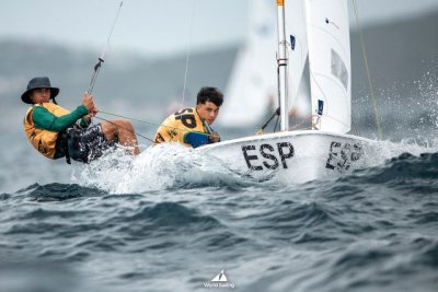 Miguel &Aacute;ngel Morales y Alejandro Mart&iacute;n del Real Club N&aacute;utico de Arrecife bronce en el Mundial ISAF de 420 en Brasil