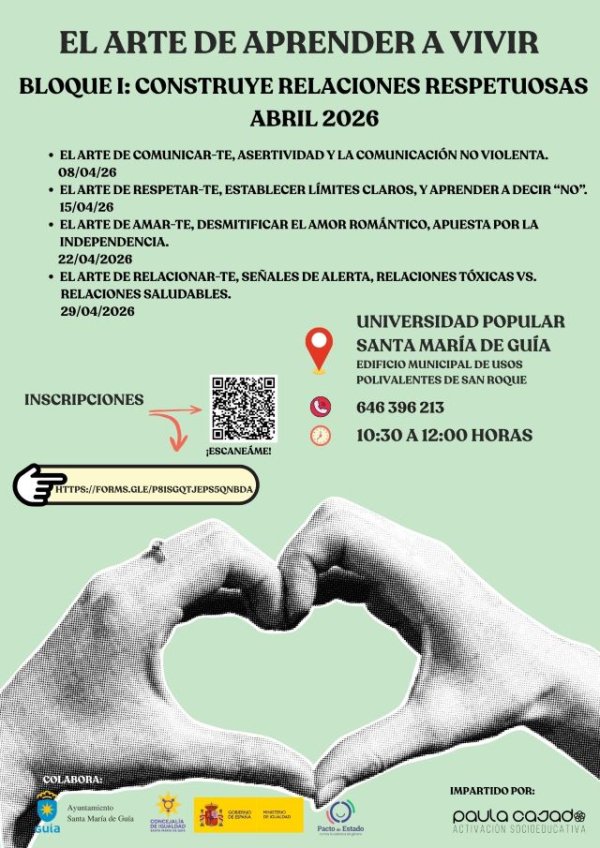 Gu&iacute;a: El ciclo de talleres del &lsquo;Arte de aprender a vivir&rsquo; ofrece herramientas para establecer l&iacute;mites y fomentar el respeto