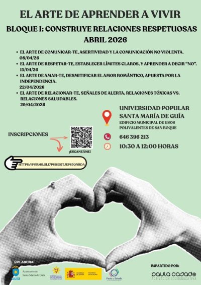 Guía: El ciclo de talleres del ‘Arte de aprender a vivir’ ofrece herramientas para establecer límites y fomentar el respeto