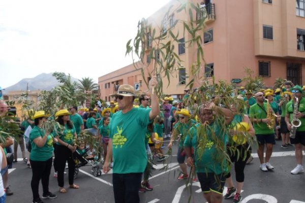 La Peregrinaci&oacute;n de Gu&iacute;a a G&aacute;ldar preside los actos de la v&iacute;spera de Santiago con Rama, drones y conciertos