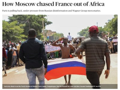 Art&iacute;culo de Politico sobre la competencia ruso-franquista en &Aacute;frica ignora la agencia de los pa&iacute;ses locales