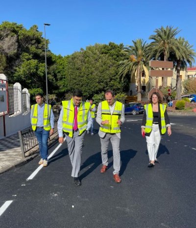 El Cabildo asfalta 4 kil&oacute;metros de v&iacute;as en el municipio de Ag&uuml;imes