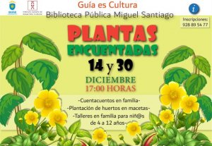 Guía: Abierta la inscripción para participar en los talleres familiares ‘Plantas Encuentadas’