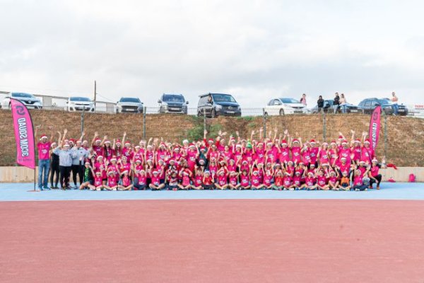Más de 200 deportistas celebran la navidad en Telde