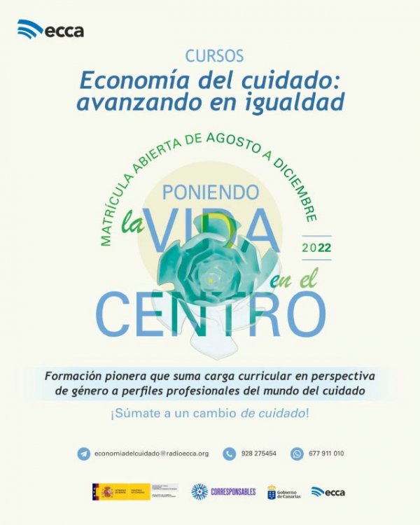 ¿No te has apuntado aún a nuestro curso de Economía del Cuidado?