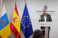 El consejero Franquis adelanta que solo el 1,8% del hormigonado de los t&uacute;neles de La Aldea tiene que reforzarse