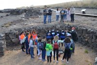Escolares de los centros educativos de G&aacute;ldar conocen el modo de vida de los antiguos canarios en La Guancha
