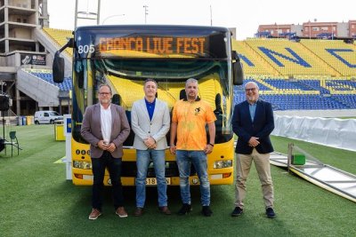 Dispositivo especial de movilidad para el GranCa Live Fest con 25 veh&iacute;culos de Guaguas Municipales