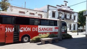 Una unidad móvil de Hemodonación y Hemoterapia lleva la donación de sangre hasta Moya
