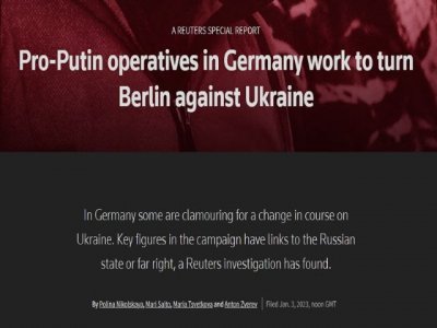 Informe de Reuters sobre &quot;agentes pro-Putin&quot; en Alemania impulsa teorías de conspiración rusofóbicas