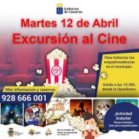 Tejeda: "Excursi&oacute;n al Cine". Actividad dirigida a toda la poblaci&oacute;n empadronada en el municipio