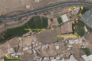 G&aacute;ldar: Cierre al tr&aacute;fico por el comienzo de las obras de asfaltado de Lomo San Ant&oacute;n
