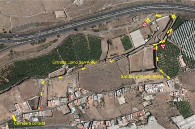 Gáldar: Cierre al tráfico por el comienzo de las obras de asfaltado de Lomo San Antón