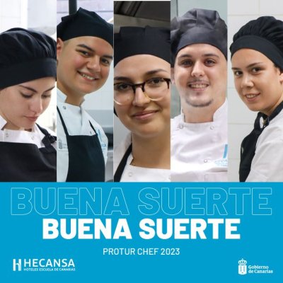 Canarias participa en el V Concurso Nacional de Escuelas de Cocina &lsquo;Protur Chef 2023&rsquo; con 5 estudiantes de Hecansa