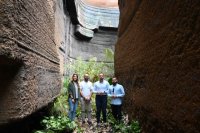 G&aacute;ldar, protagonista del rodaje de una nueva entrega de la exitosa saga de pel&iacute;culas alemana &lsquo;Los tres investigadores&rsquo;