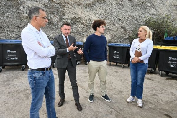 El Ayuntamiento de Gáldar renueva su flota de contenedores con una inversión de 700 mil euros