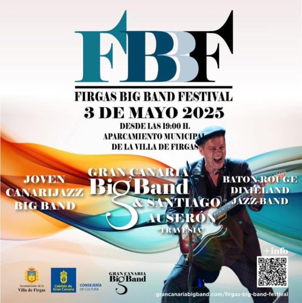 El Festival de Big Band de Firgas tendrá como invitado a Santiago Auserón que presentará el espectáculo ‘Travesía’ con la Gran Canaria Big Band