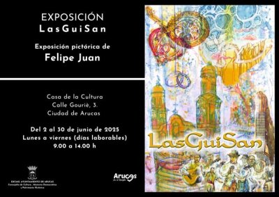 La Casa de la Cultura de Arucas acoge la exposición “LasGuiSan”, del artista Felipe Juan