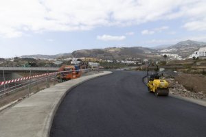 Obras Públicas culmina el asfaltado de la nueva conexión de Arucas con la Circunvalación