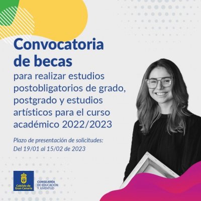 El Cabildo destina 700.000 euros para becas de estudios de grado, 300.000 euros m&aacute;s que en el curso anterior