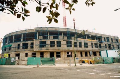 Pino de León constata el buen ritmo de las obras de construcción de 28 viviendas protegidas en Las Palmas de Gran Canaria