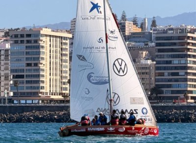 Vela Latina Canaria: El Portuarios Puertos de Las Palmas acaba con la imbatibilidad del Villa de Agüimes Ybarra y alcanza el liderato del Campeonato Aguas de Teror