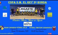 Agaete: 3&ordf; Ronda de la Copa de su Majestad el Rey de f&uacute;tbol sala en el Pabell&oacute;n Alberto Alamo