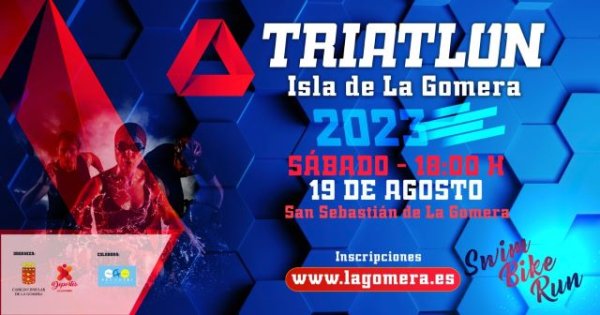 El ‘Triatlón Isla de La Gomera 2023’ apertura el plazo de inscripciones para participantes