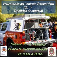 Valleseco organiza una muestra del nuevo vehículo “Pin Up” y materiales deProtección Civil