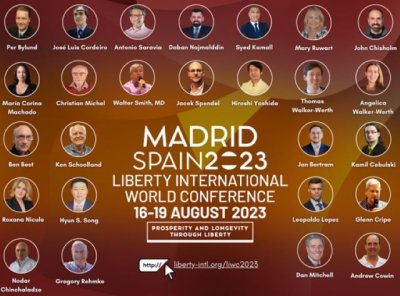 37&ordf; Liberty International World Conference 2023, Mi&eacute;rcoles 16 de agosto, Auditorio Ateneo de Madrid
