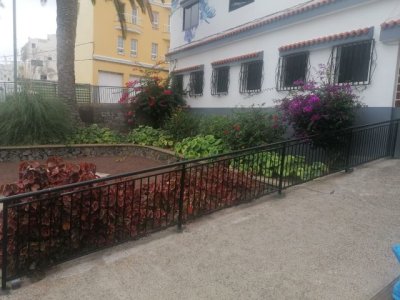 G&aacute;ldar: Nueva valla de seguridad para acceso a la entidad vecinal de Barrial