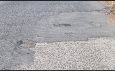 Gáldar: Carretera de Bocabarranco a la de Sardina de Gáldar en mal estado y abandonada