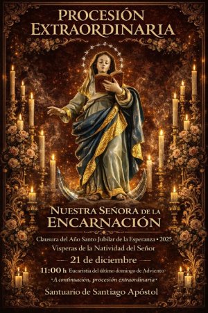 G&aacute;ldar clausura el A&ntilde;o Jubilar de la Esperanza con la procesi&oacute;n de Nuestra Se&ntilde;ora de la Encarnaci&oacute;n