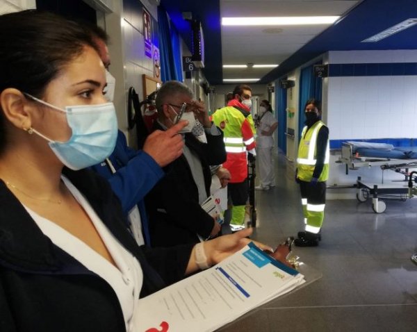El Hospital Nuestra Se&ntilde;ora de Los Reyes realiza un simulacro de activaci&oacute;n del C&oacute;digo Ictus