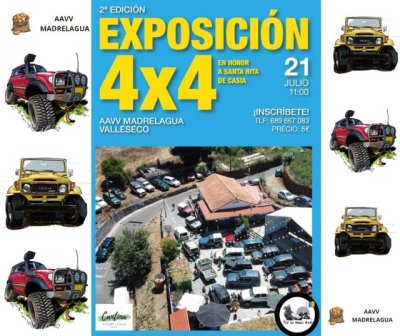 Valleseco: Madrelagua acoge este domingo su segunda exposición 4x4
