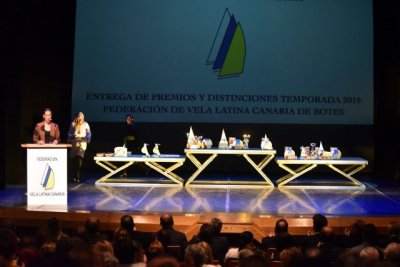 La Vela Latina Canaria celebra su gala de entrega de trofeos y reconocimientos de las dos &uacute;ltimas temporadas