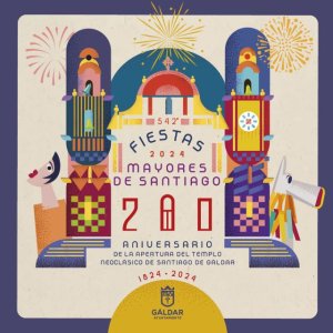 G&aacute;ldar presenta las 542&ordm; Fiestas Mayores de Santiago, un programa marcado por el 200 aniversario de la apertura al culto del Templo