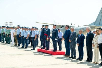 El coronel Carlos Jiménez Andrés toma posesión de su cargo como jefe de la Base Aérea de Lanzarote