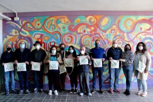 Villa de Moya: Entregado el premio a la ganadora del II Concurso Ilustrativo de la tradicional talega de San Antonio 2022