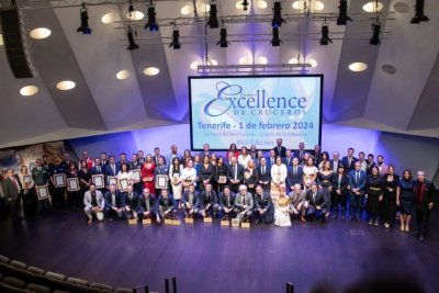 Gala en los Premios Excellence de Cruceros de Espa&ntilde;a 2024 en el Auditorio de Santa Cruz de Tenerife