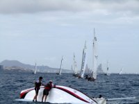 Vela Latina Canaria: El Hospital La Paloma Pueblo Guanche se impone en el inicio de la temporada de Vela Latina Canaria