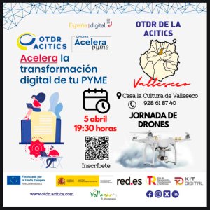 Jornada de drones en el municipio de Valleseco