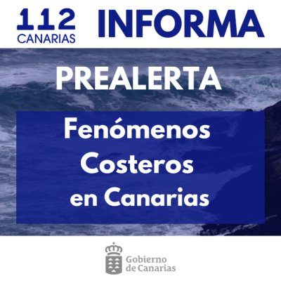 El Gobierno de Canarias declara la prealerta por fen&oacute;menos costeros en las islas