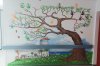 Pacientes y profesionales realizan un mural en la planta de Hospitalizaci&oacute;n Infanto-Juvenil de Salud Mental del HUC