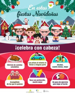 Sanidad emite diez consejos prácticos para disfrutar de las celebraciones navideñas con salud