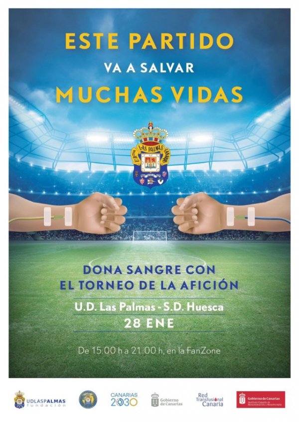 El ICHH organiza dos campañas de donación de sangre con la UD Las Palmas y el CD Tenerife