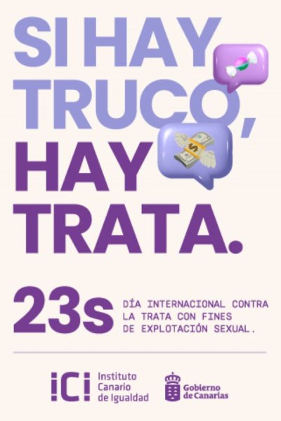 &laquo;Si hay truco, hay trata&raquo; y &laquo;#0C&Oacute;MPLICES&raquo;, lemas de las campa&ntilde;as del Gobierno contra la trata y explotaci&oacute;n sexual