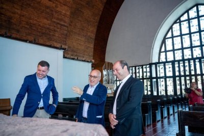 Antonio Morales califica el Templo Ecum&eacute;nico como la obra religiosa moderna m&aacute;s importante de Gran Canaria